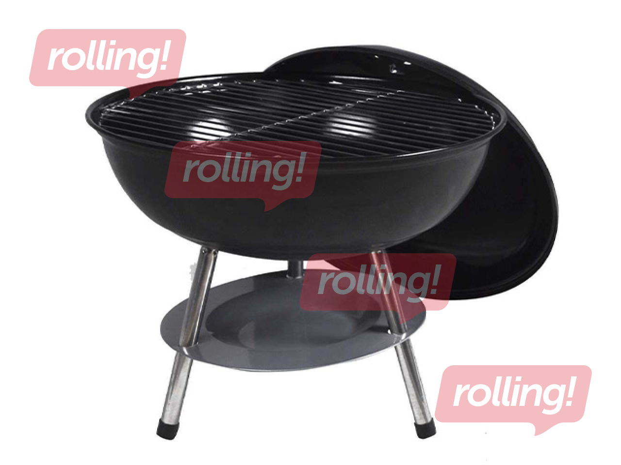 Söegrill Flammifera BBQ, must, Ø36.5cm
