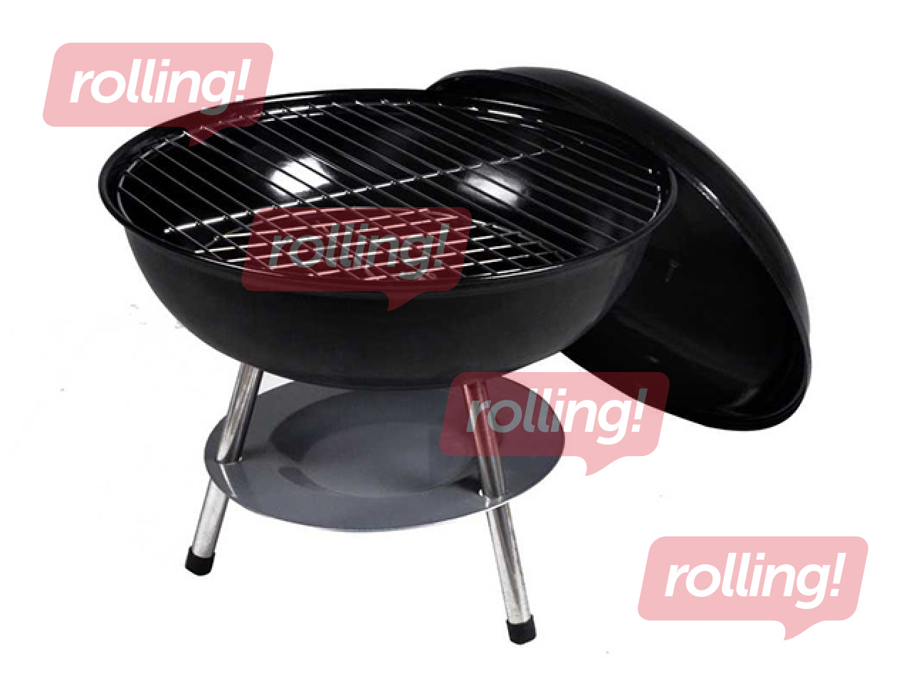 Söegrill Flammifera BBQ, must, Ø36.5cm