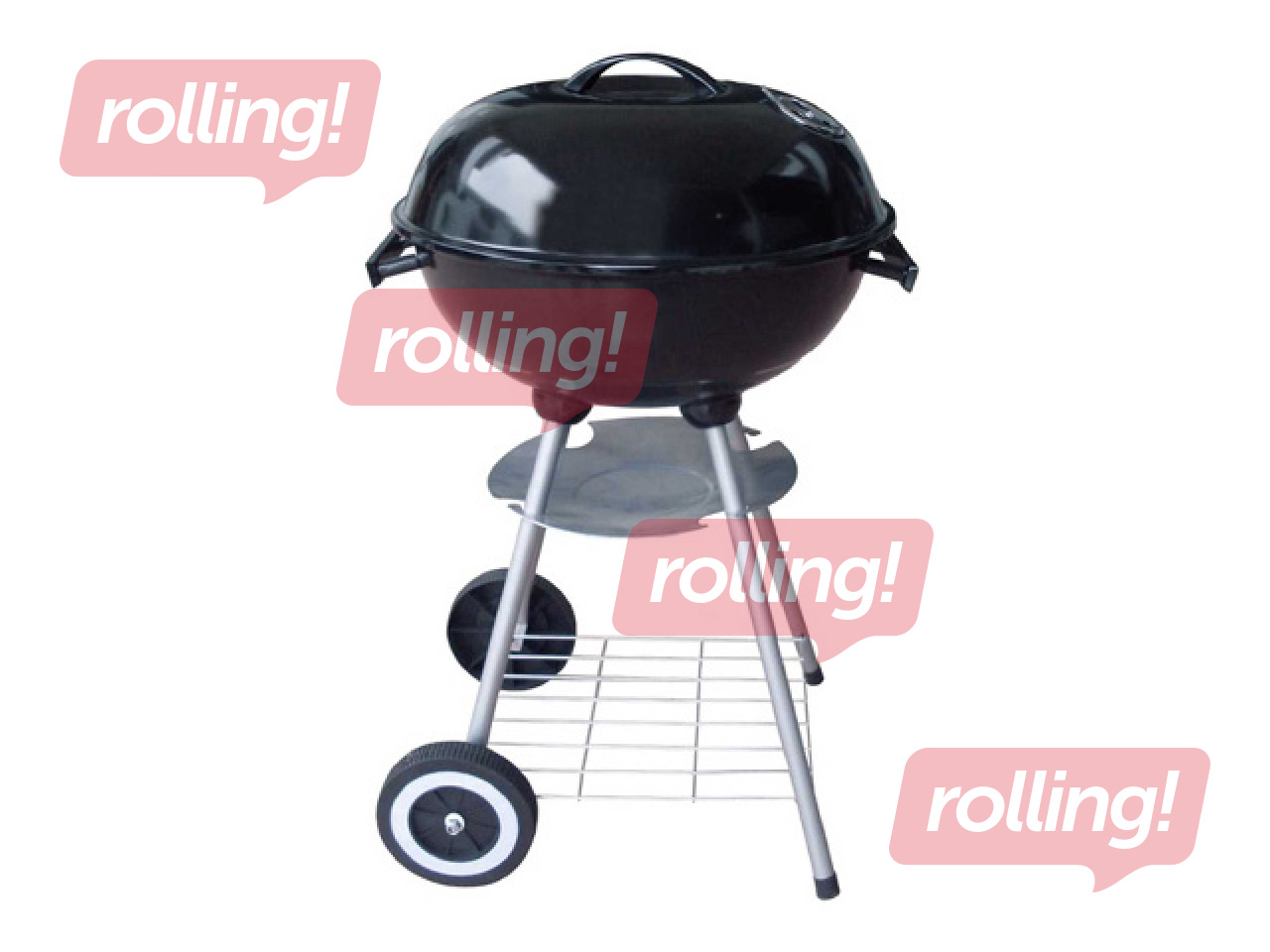 Söegrill Flammifera, ratastega, must, Ø44cm