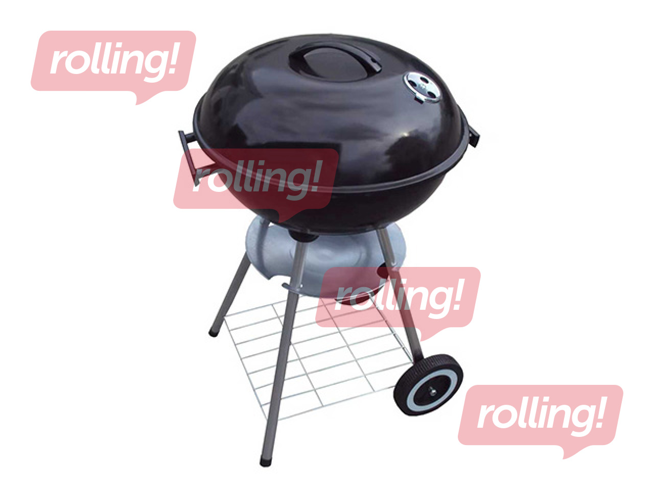 Söegrill Flammifera, ratastega, must, Ø44cm