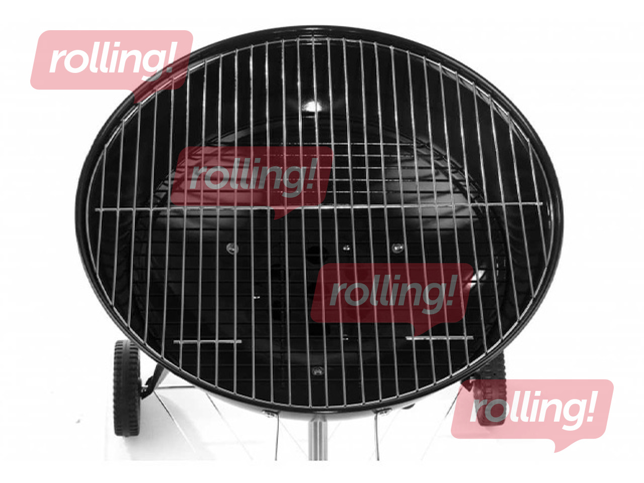 Söegrill Mustang Basic 57, must, ratastega, Ø59cm