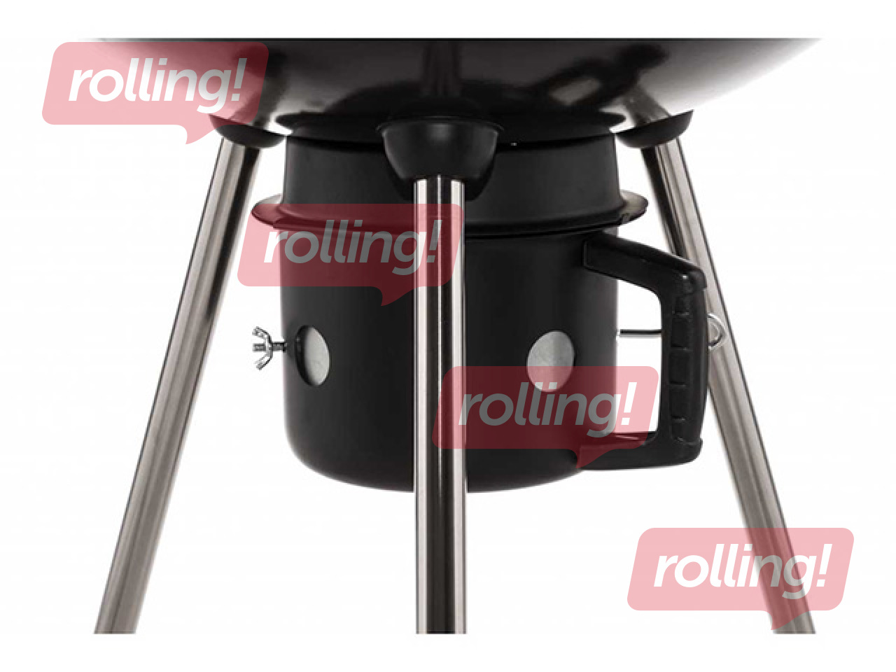 Söegrill Mustang Basic 57, must, ratastega, Ø59cm