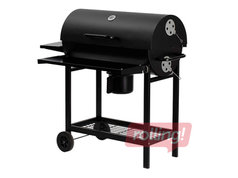 Söegrill Flammifera, must, ratastega, 108x70x102cm