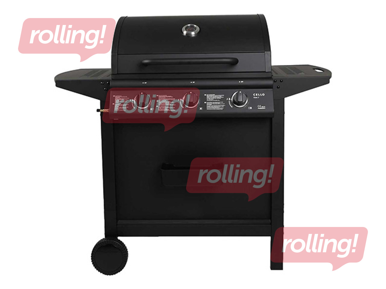 Gaasigrill Cello Gesto 3, 2 põletiga, 52x119x106cm