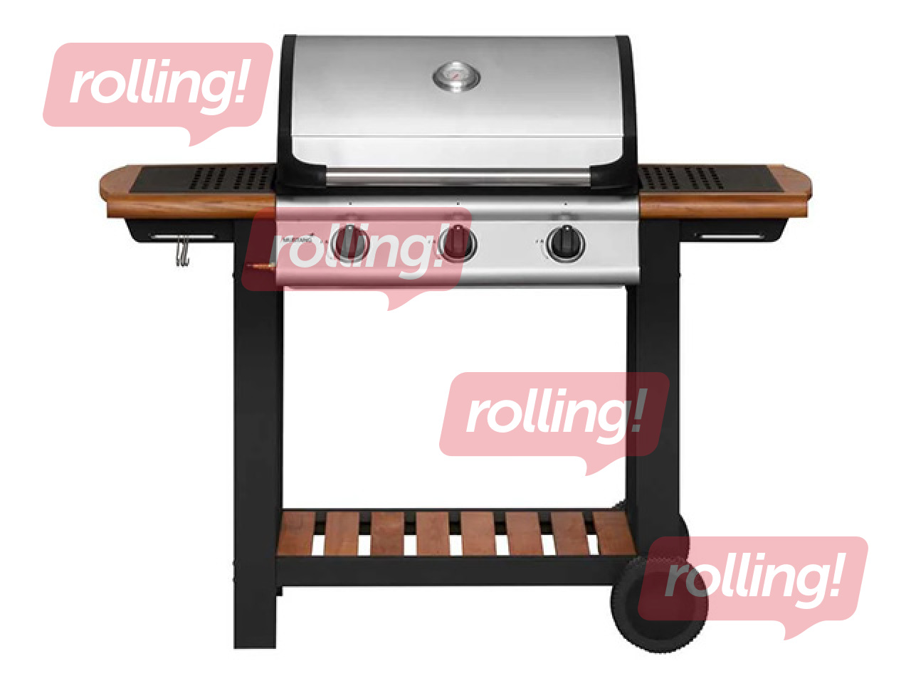 Gaasigrill Mustang Greenville 3, 3 põletiga, 56x130x106cm
