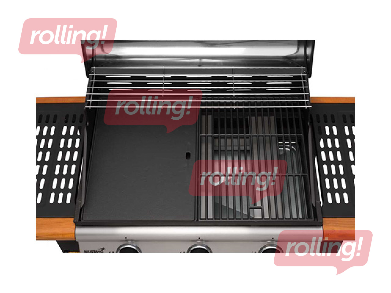 Gaasigrill Mustang Greenville 3, 3 põletiga, 56x130x106cm