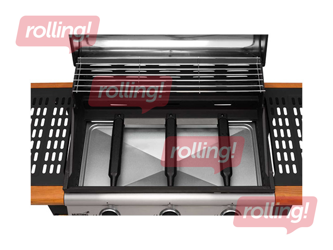 Gaasigrill Mustang Greenville 3, 3 põletiga, 56x130x106cm