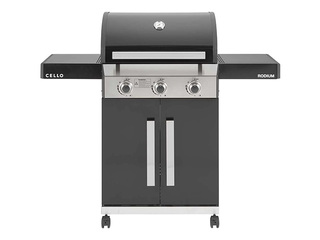 Gaasigrill Cello Rodium 3, 3 põletiga, 55x129x114cm