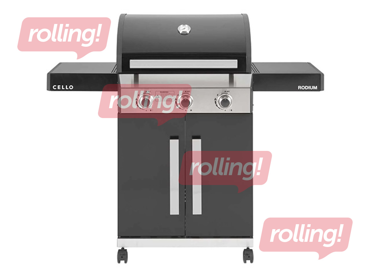 Gaasigrill Cello Rodium 3, 3 põletiga, 55x129x114cm