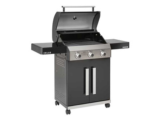 Gaasigrill Cello Rodium 3, 3 põletiga, 55x129x114cm