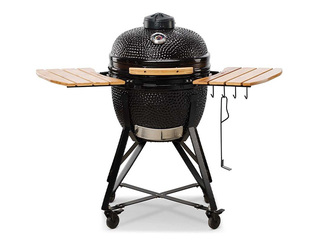 Söegrill Kamado Bono Media, must, ratastega, Ø52cm