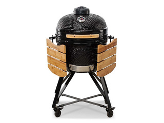Söegrill Kamado Bono Media, must, ratastega, Ø52cm