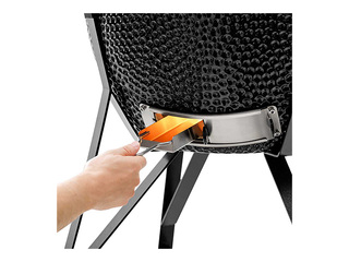 Söegrill Kamado Bono Media, must, ratastega, Ø52cm