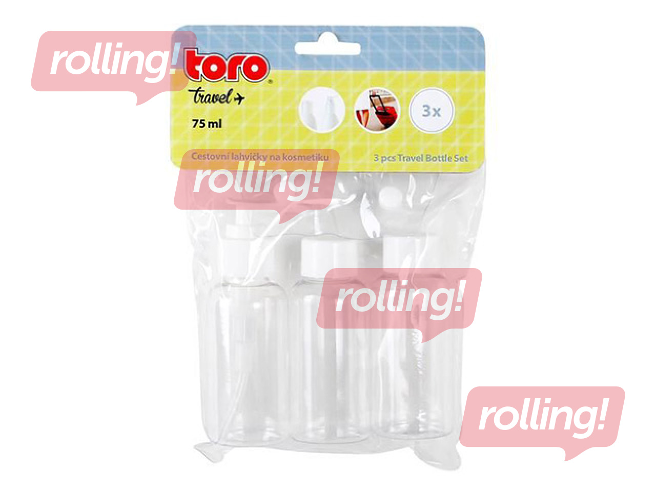 Travel bottle set Toro, 3 pcs.