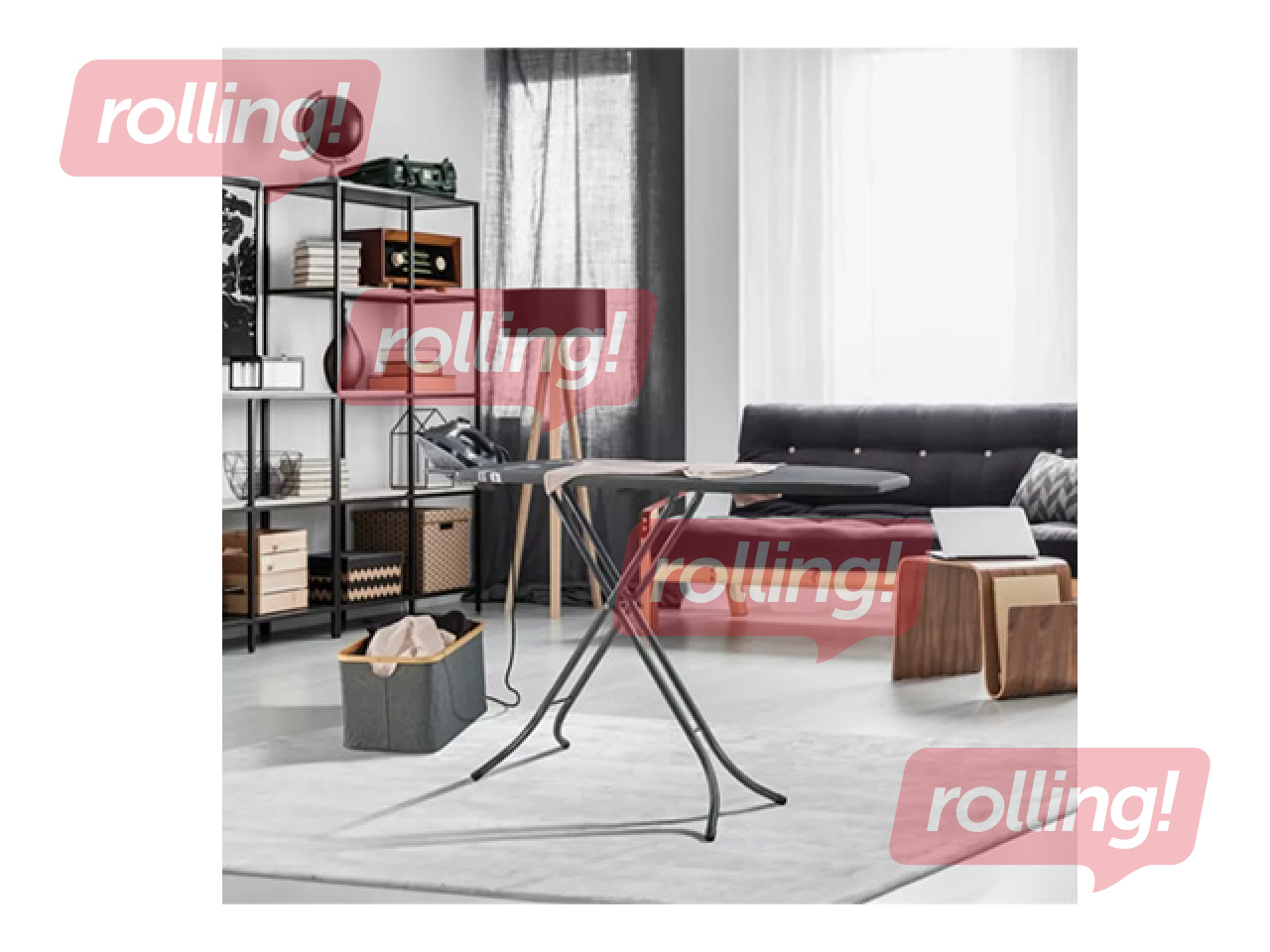 Ironing board Leifheit Classic M, black, 120x38cm