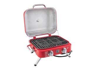 Gaasigrill Kenmore Retro, lauale, kaasaskantav, 2 põletiga, punane