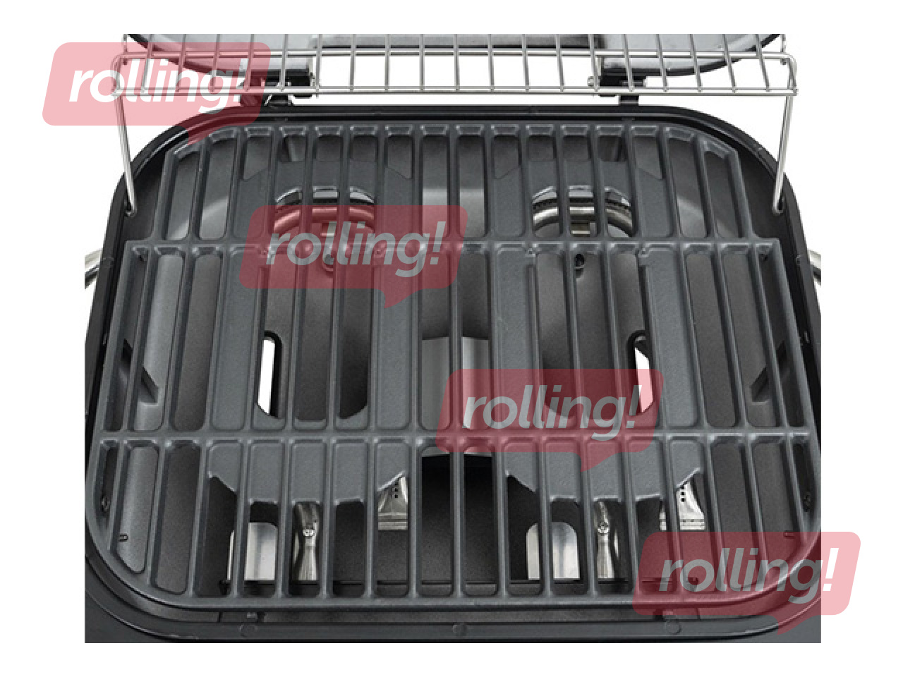 Gaasigrill Kenmore Retro, lauale, kaasaskantav, 2 põletiga, must