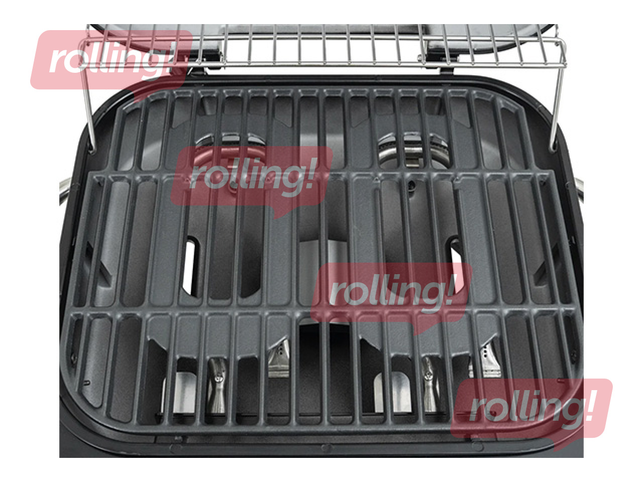 Gaasigrill Kenmore Retro, lauale, kaasaskantav, 2 põletiga, tumesinine