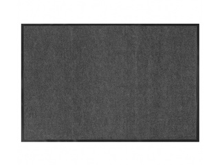 Uksematt kummist alusega, must, 150x90cm