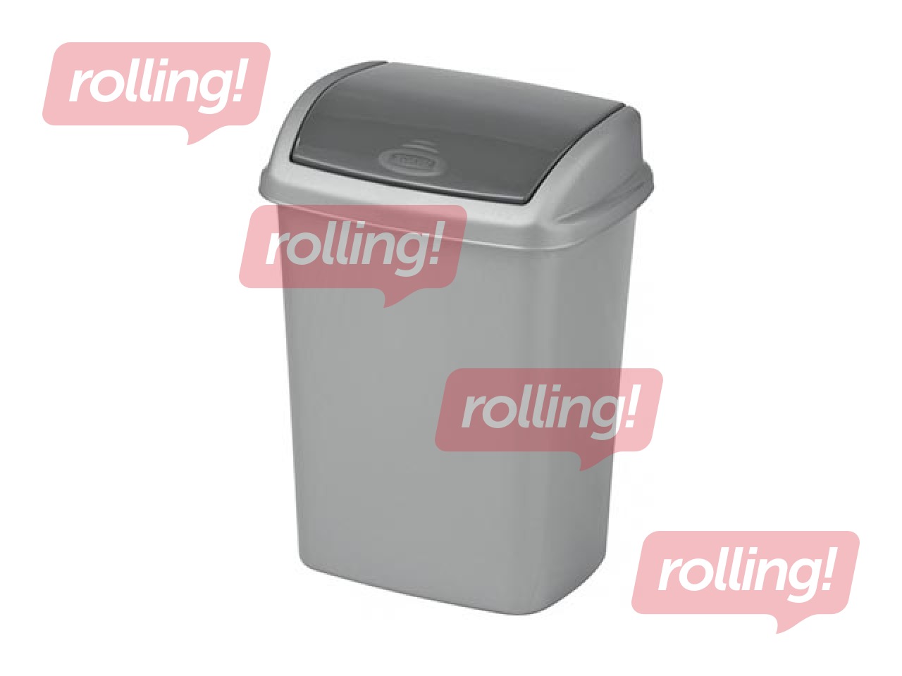 Prügikast Dominik, plastik, hall, 10l