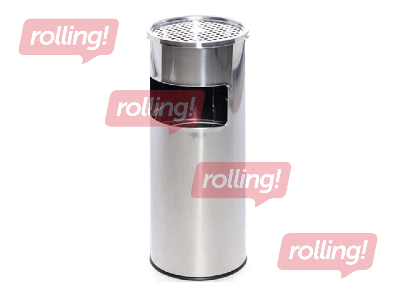 Waste bin with ashtray, 29l