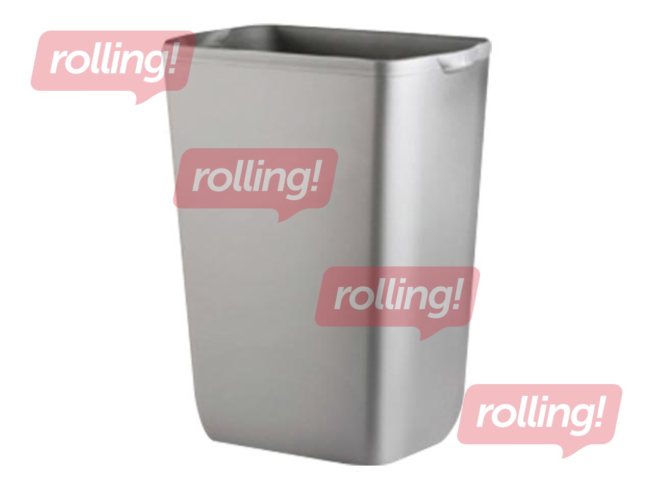 Atkritumu tvertne 43L, satin