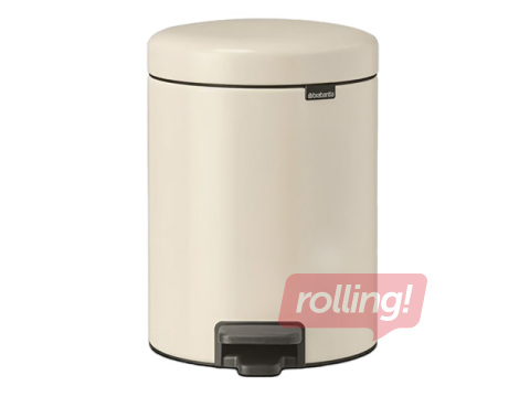 Atkritumu tvertne ar pedāli Brabantia, NewIcon, maigi bēša, 5l