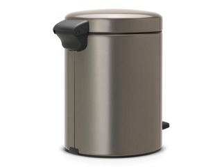 Pedal bin NewIcon, platinum, 5l