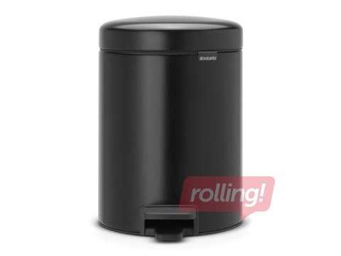 Pedal bin NewIcon, matte black, 5l