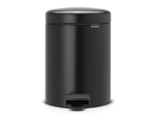Pedaliga prügikast NewIcon, mattmust, 5l