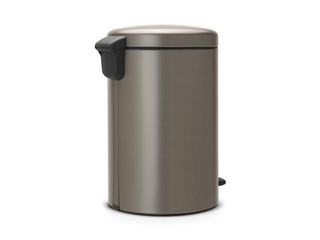 Pedaliga prügikast NewIcon, plaatina, 20l