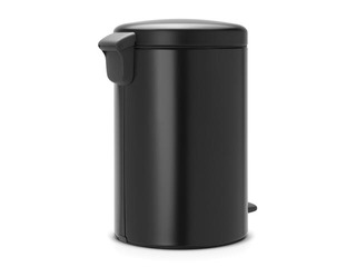 Pedal bin NewIcon, matte black, 20l