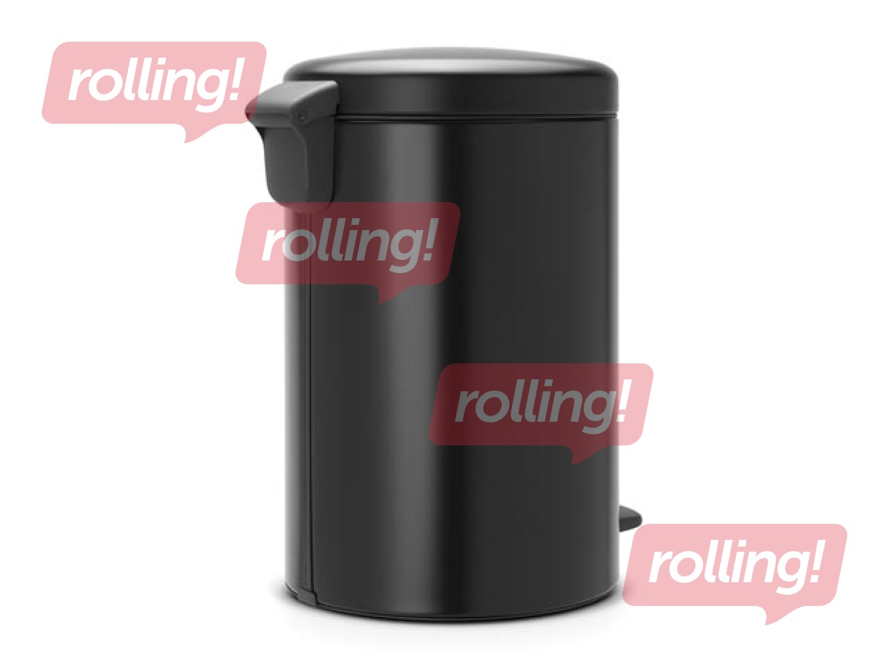 Pedal bin NewIcon, matte black, 20l
