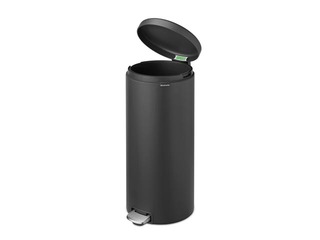 Atkritumu tvertne ar pedāli NewIcon, minerālpelēka, 30l