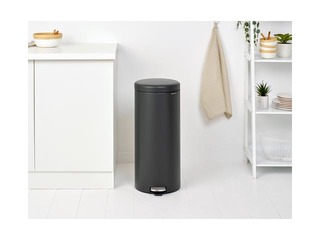 Pedaliga prügikast NewIcon, mineraalhall, 30l
