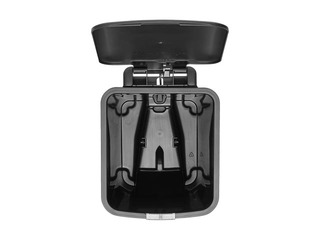 Pedaliga prügikast StepUp, tumehall, 10l