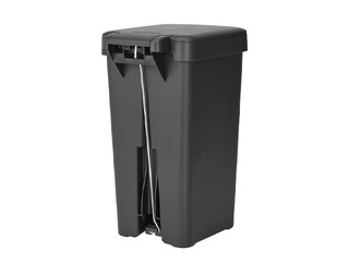 Pedaliga prügikast StepUp, tumehall, 10l