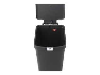 Pedal bin StepUp, dark grey, 40l