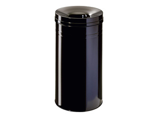 Atkritumu tvertne tērauda, Durable Safe+, melna, 60l