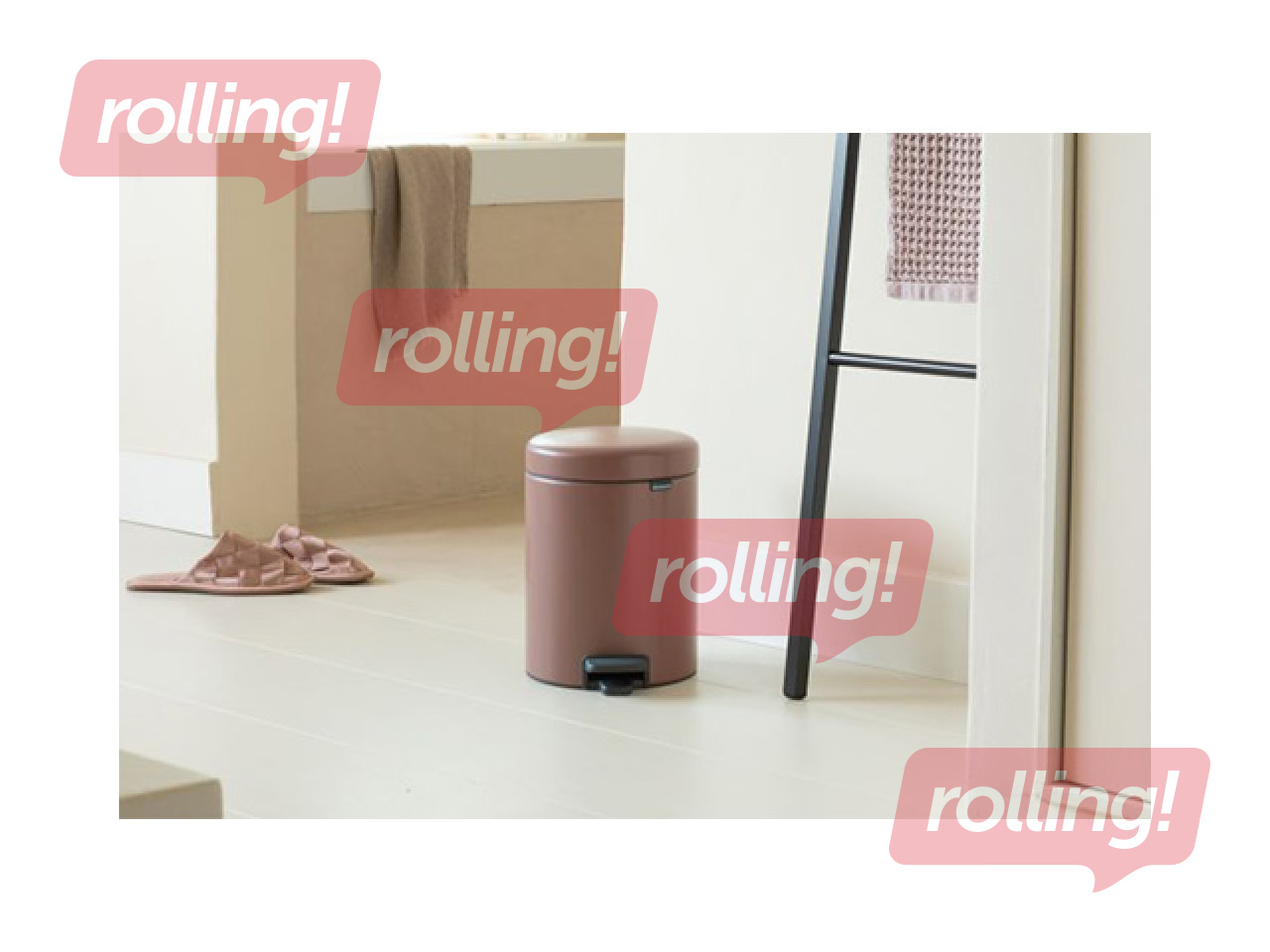 Pedaaliga prügikast Brabantia, NewIcon, satiinjaspruun, 5l