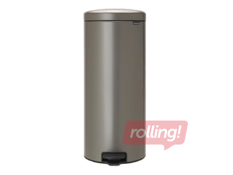 Pedaaliga prügikast Brabantia, NewIcon, plaatina, 30l
