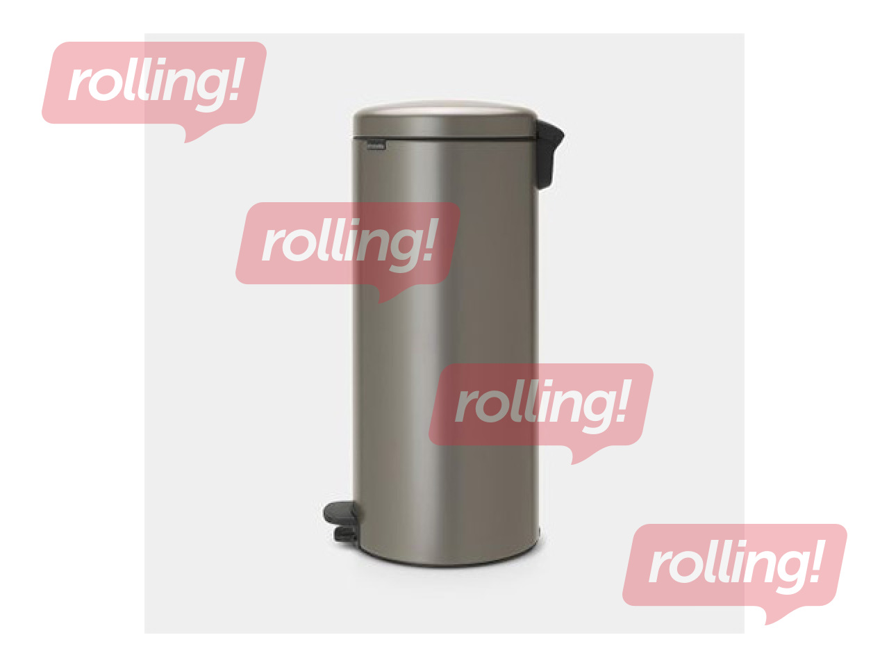 Pedaaliga prügikast Brabantia, NewIcon, plaatina, 30l