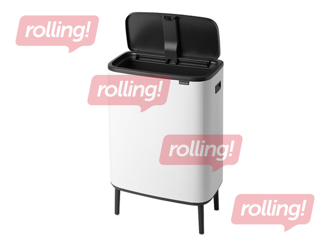 Prügikast Brabantia, Bo Touch, valge, 60l