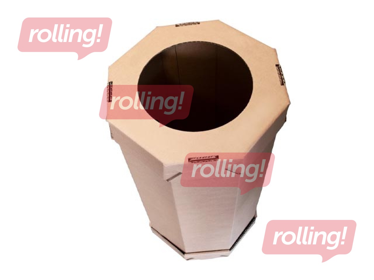 Atkritumu šķirošanas kartona tvertne, 360x360x750mm