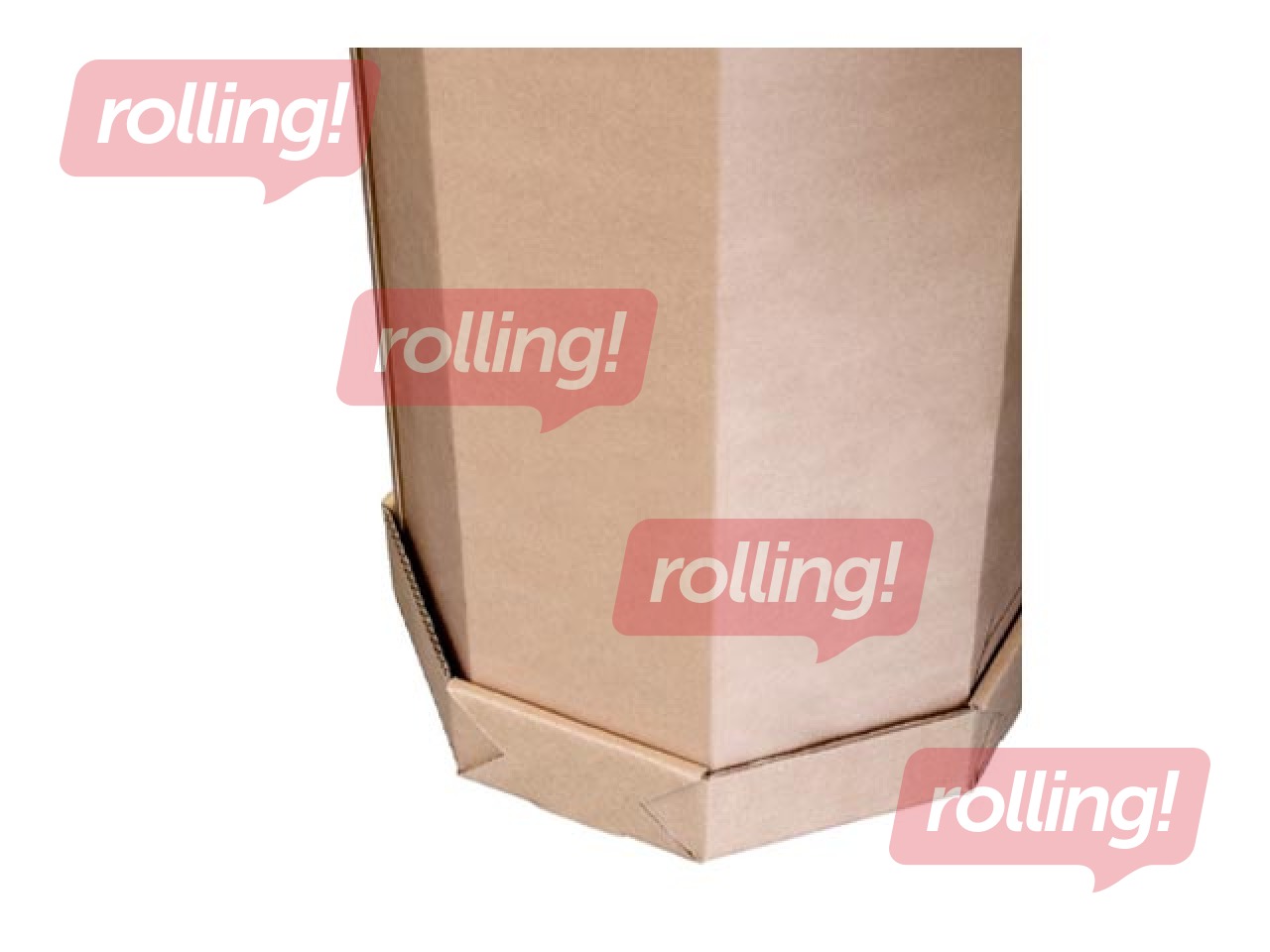 Jäätmete sorteerimise papptünn, 360x360x750mm