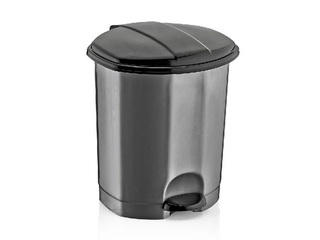 Clean Keeper pedal bin, grey, 18l