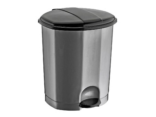Pedal bin Clean Keeper, grey, 50l