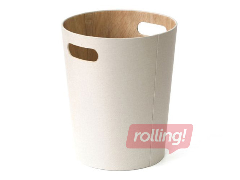 Waste bin Kitchisimo, cardboard and polyester, Ø25×30cm