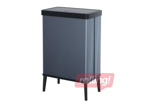 Prügikast Curver, Verto High, pärlisinine, jalgadega, 54l