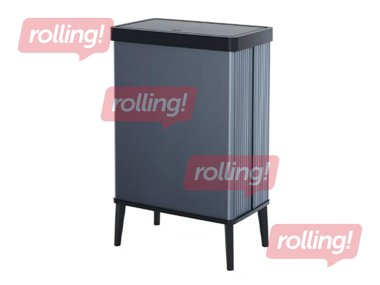 Waste bin Curver, Verto High, pearl blue, with legs, 54l